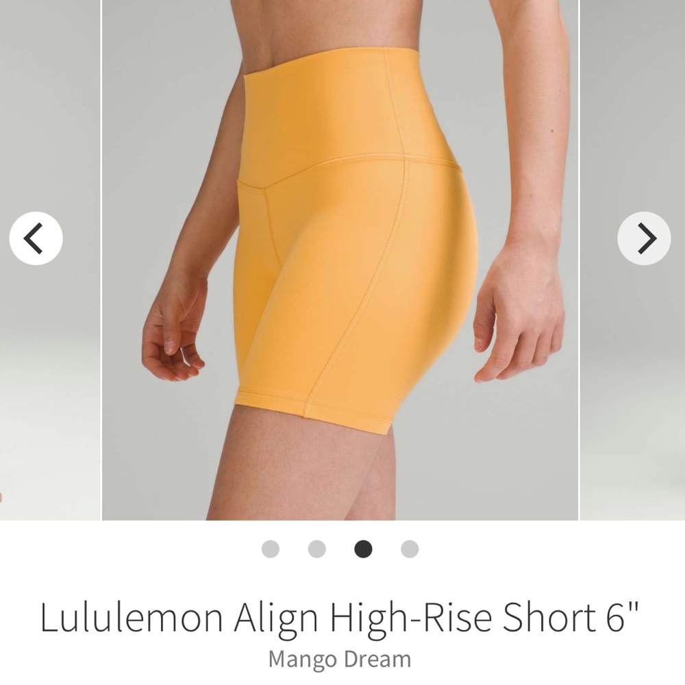 Size 6 - Lululemon 6” Align HR Short